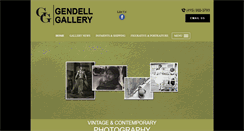 Desktop Screenshot of gendellgallery.com