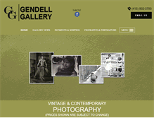 Tablet Screenshot of gendellgallery.com